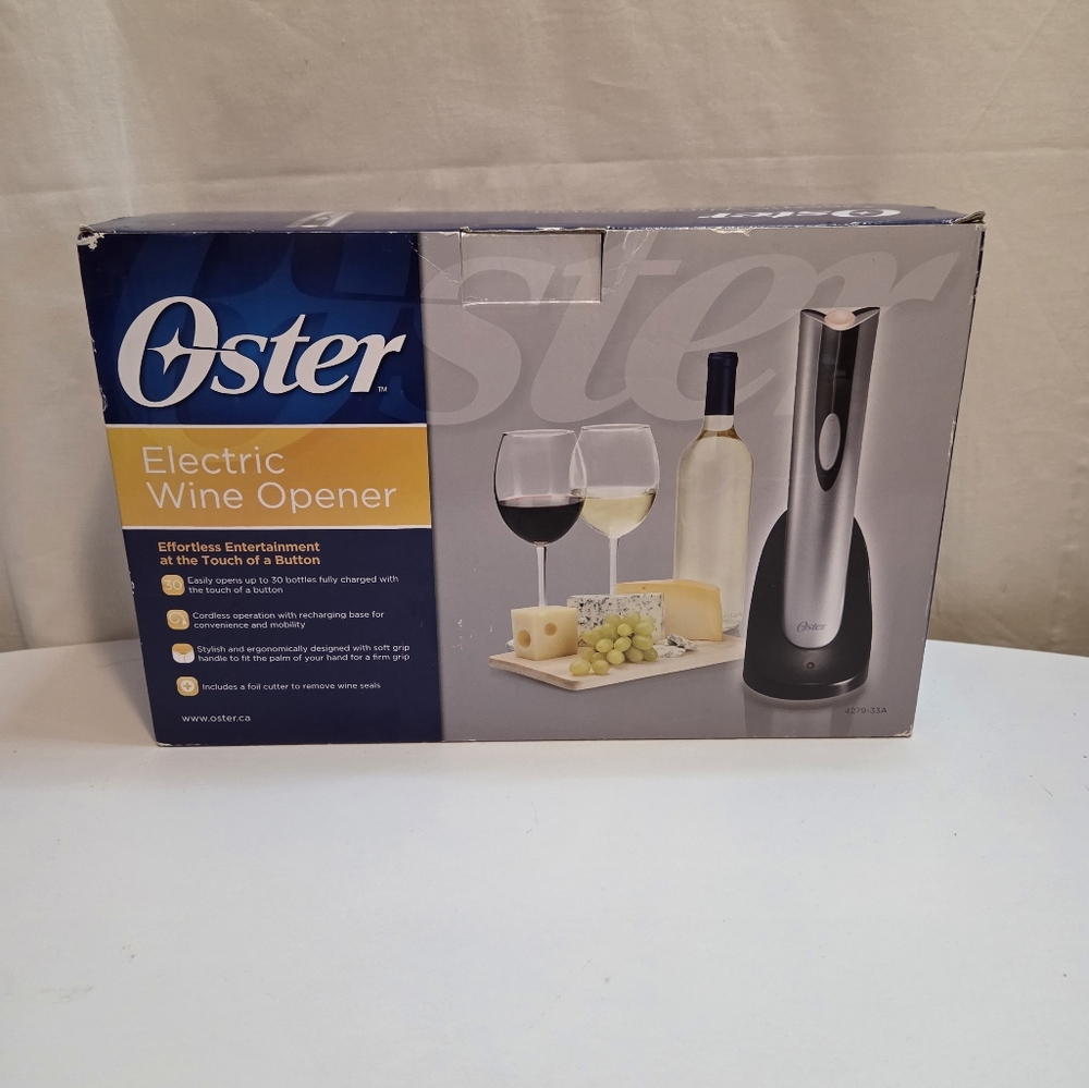 Oster Electric Wine Opener Brand New